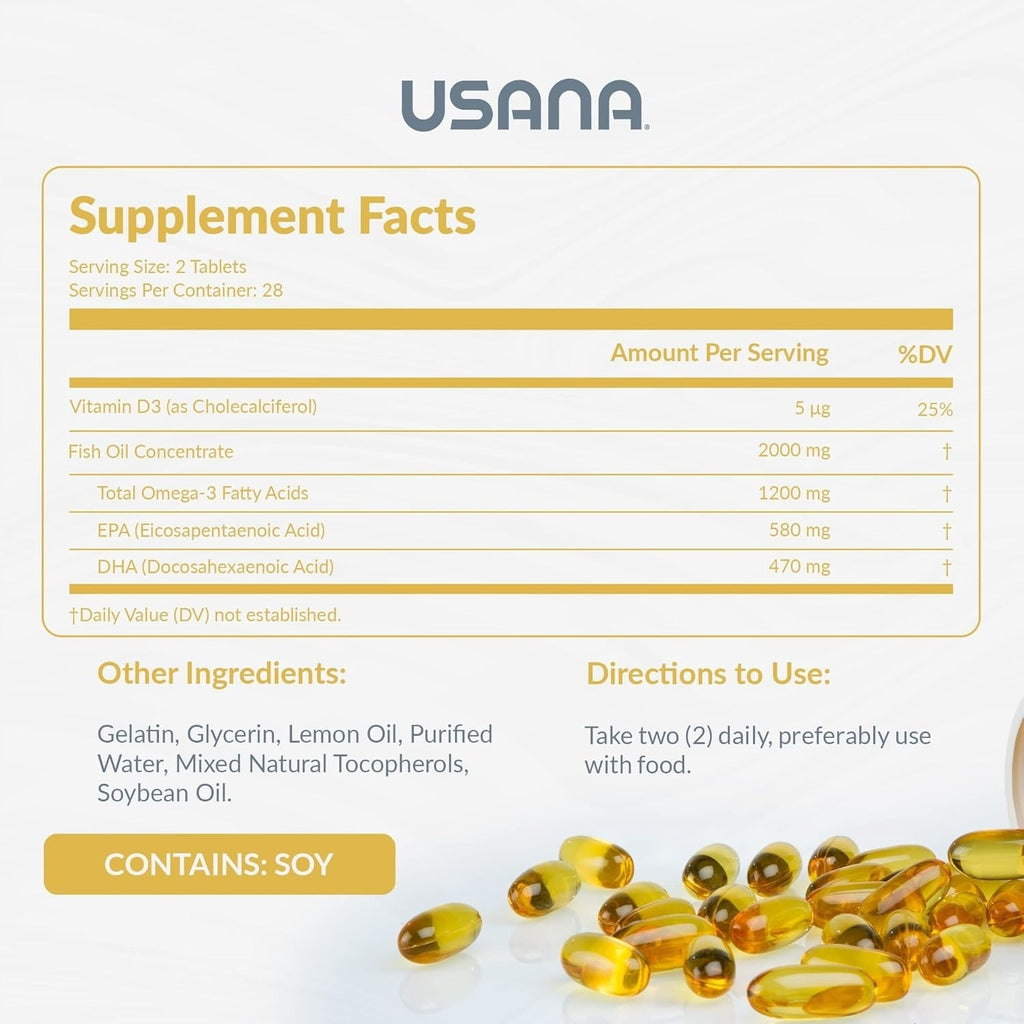 USANA Biomega Premium Omega-3 fish oil Latest upgraded